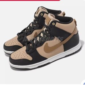 Nike Wmns Dunk High LXX Black Flax Women Casual Sheos Sneakers DX0346-001 Size 8